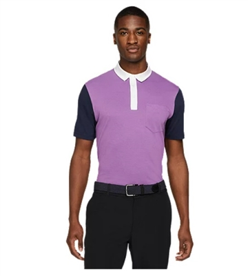 nike color block golf polo